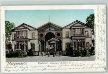 97980 W6990 Bad Mergentheim AK mit Goldfenster Karlsbad