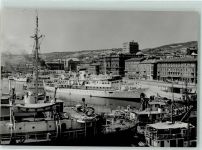 Rijeka Fiume - Hafen Dampfer