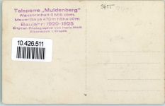 08261 O9655 Schöneck , Vogtl Foto AK Talsperre Muldenberg Staumauer