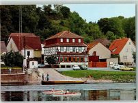 37688 W3472 Beverungen - Gasthaus zur Fähre Kanufahrer Auto