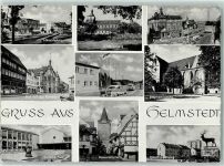 38350 W3330 Helmstedt - Albrechtsplatz St Marienberg Am Markt Rathaus Zonengrenze Stephanikirche Berufsschule Hausmannsturm Maschsiedlung