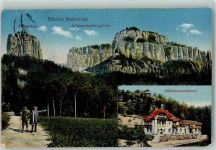 01814 O8320 Bad Schandau 1921 - Schrammsteingebiet Schrammsteinbaude