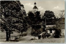 04539 O7222 Groitzsch b Pegau - Schwennigke und Kircheturm
