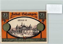 36433 O6200 Bad Salzungen - Notgeld Gradierhaus