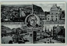 06295 O4250 Lutherstadt Eisleben - Petrikirche Schlageterplan Sangerhauserstraße Rathaus