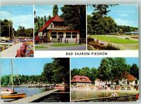 15526 O1241 Bad Saarow - Bootsanlegestelle Pechhütte Erich Weinert Platz Strandbad