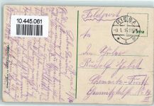 01587 O8400 Riesa 1916 - Rathaus Klosterkirche Stadtgarten Eingang