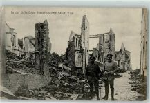Visè Weset 1915 - Feldpost WK I zerstörte französische Stadt Vise
