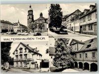 99880 O5812 Waltershausen , Thür Gebrauchsspuren Marktplatz Badegasse Klubhaus Schloss Tenneberg - Schlosshof
