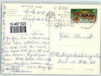 99880 O5812 Waltershausen , Thür Gebrauchsspuren Marktplatz Badegasse Klubhaus Schloss Tenneberg - Schlosshof