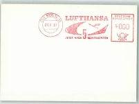 Flugpost Lufthansa KEINE AK