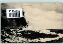 W2940 Wilhelmshaven 7. Kompagnie Torp.-Division Torpedoboot auf hoher See Marineschiffspoststempel 1917 Gebrauchsspuren