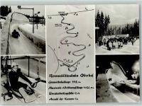 98559 O6055 Oberhof , Thüringen - Rennschlittenbahn Eiskanal Bob