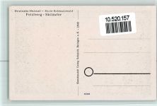 Deutsche Heimat - Serie Schwarzwald - Skiläufer - Verlag Georg Schmidt "/443 AK Ski