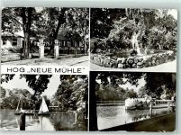 15711 O1600 Neue Mühle b Königs Wusterhausen - HOG Brunnen Segelboot Fähre