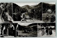77728 W7603 Lierbach - Wasserfall Allerheiligen Klosterruine Haus Wasserfall