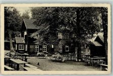 99897 O5809 Tambach-Dietharz , Thüringer Wald - Gasthaus Steigerhaus Gartenwirtschaft Hühner