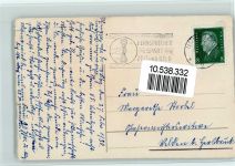 Segenswunsch - Blumenstrauß AK Flieder