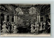 245 Monte Carlo - La roulette Salon, viele Menschen AK