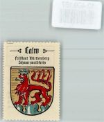 75365 W7260 Calw - Vignette Wappen Kaffee Hag ca 1920-1940