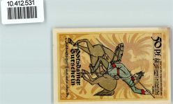 14467 O1510 Potsdam - Notgeld Soldat Pferd