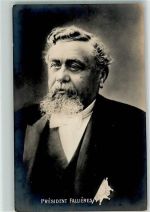 Präsident Fallieres aus Belgien AK Politiker 1907 Foto AK