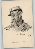 REX Serie 23-4 Armee Francaise: Infanterie Soldat 1914 AK Militär Frankreich 1914 Künstlerkarte