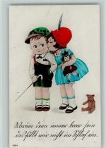 Kinderpoesie, Puppe und Teddy Teddy