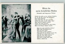 Hörst du mein heimliches Rufen - Tanz Musik: Gerald Plato Verlag Böttger Nr. 57 AK Liederkarte 1942