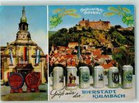 W8650 Kulmbach Birstadt Bierkrüge AK Bier 1981