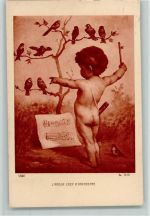 L`Amour Chef Orchester der Vögel, gute Erhaltung Amor 1928