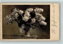 Blumenvase AK Flieder 1940