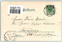 55116 W6500 Mainz a Rhein 1899 Lithographie