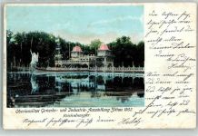 O8800 Zittau Reichsdampfer 1902 Gewerbeausstellung Gebrauchsspuren
