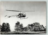 Schweiz Hubschrauber 1963 Foto AK