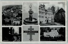 36251 W6430 Bad Hersfeld - Stiftsruine Rathaus Lullusbrunnen Kulturhalle