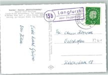 94469 W8360 Deggendorf - Landpoststempel Langfurth Brotjacklriegel Aussichtsturm