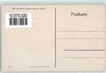 Ypres Ypern / Ieper zerstörte Zandvoorde Verlag Imberg & Lefson K 7 AK Deutsches Heer WK I