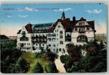 09111 O9000 Chemnitz , Sachs 1912 - Zimmermann'sches Sanatorium Südseite