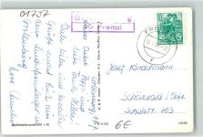 01705 O8210 Freital - Landpoststempel Grillenburg Tharandter Wald