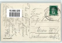 W1000 Berlin Mitte sign. Vogel, Hugo Portrait des Reichspräsidenten Hindenburg Reichspräsidenten-Palais Bahnpost Berlin - Saalfeld Zug 79 Stadt mit Hakenkreuz 1923 Foto AK