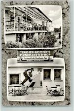 67098 W6702 Bad Dürkheim - Gasthaus Mundhardter-Hof Terrasse Werbung