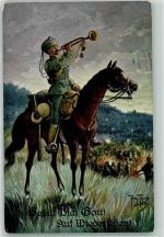 WK I Trompeter Behüt Dich Gott AK Thiele, Arthur