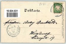 63739 W8750 Aschaffenburg 1898 Relief AK Schloss