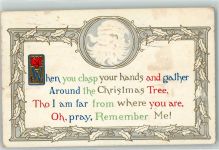 Christmas AK Weihnachten 1912 Prägedruck