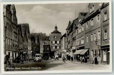 92637 W8480 Weiden , Oberpf - Oberes Tor Omnibus Oldtimer Fahrrad