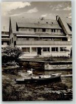 88690 W7772 Unteruhldingen , Bodensee Foto AK Pension Haus am See