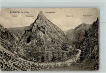 06502 O4308 Thale - Bodetal im Harz Berge