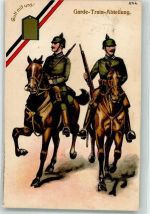 Garde-Train Abteilung Kavallerie WK I 1916 Gebrauchsspuren