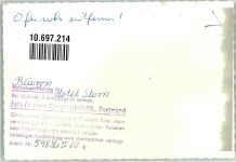 88631 W7792 Beuron FOTO KEINE AK Hotel Stern Ort handschriftlich